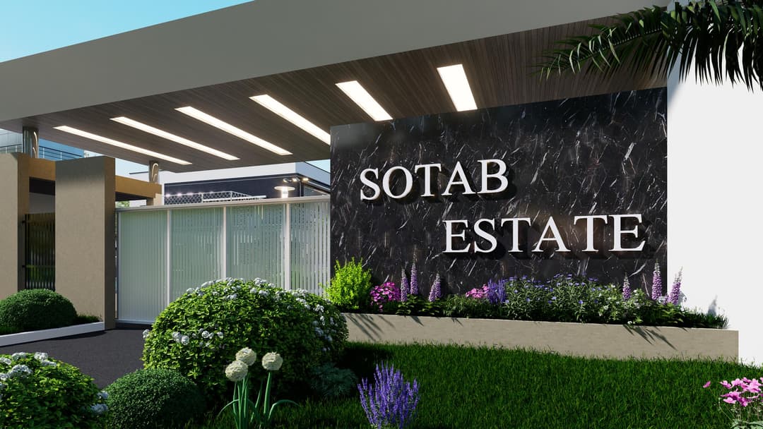 Luxury entrance detail